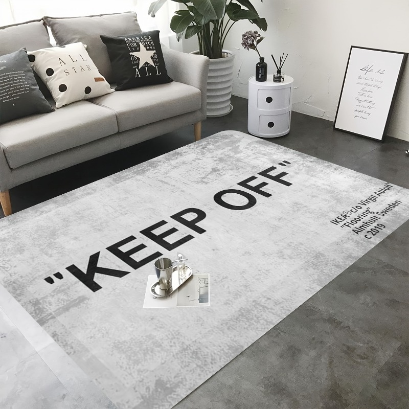 Home Toilet Bathroom Design - Tapis de sol intérieur lettre 