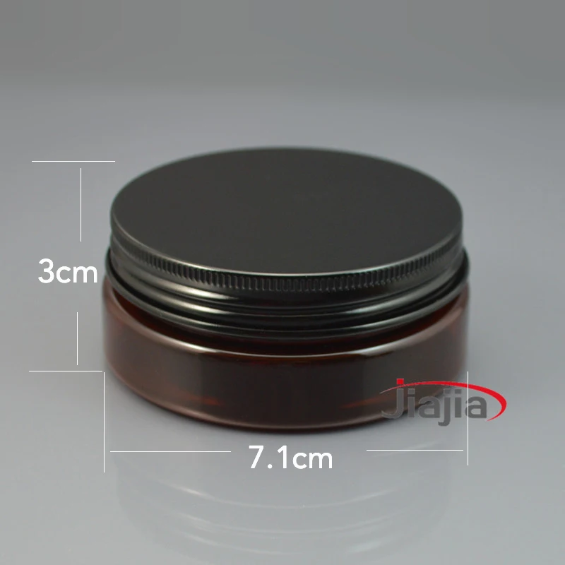 Bath Salts Jar - Pot en plastique marron de 50g,