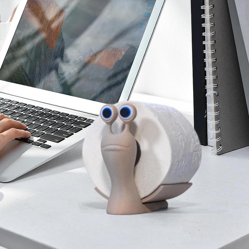 Home Bathroom Paper Towel Dispenser - Porte-papier hygiénique escargot, distributeur de serviettes