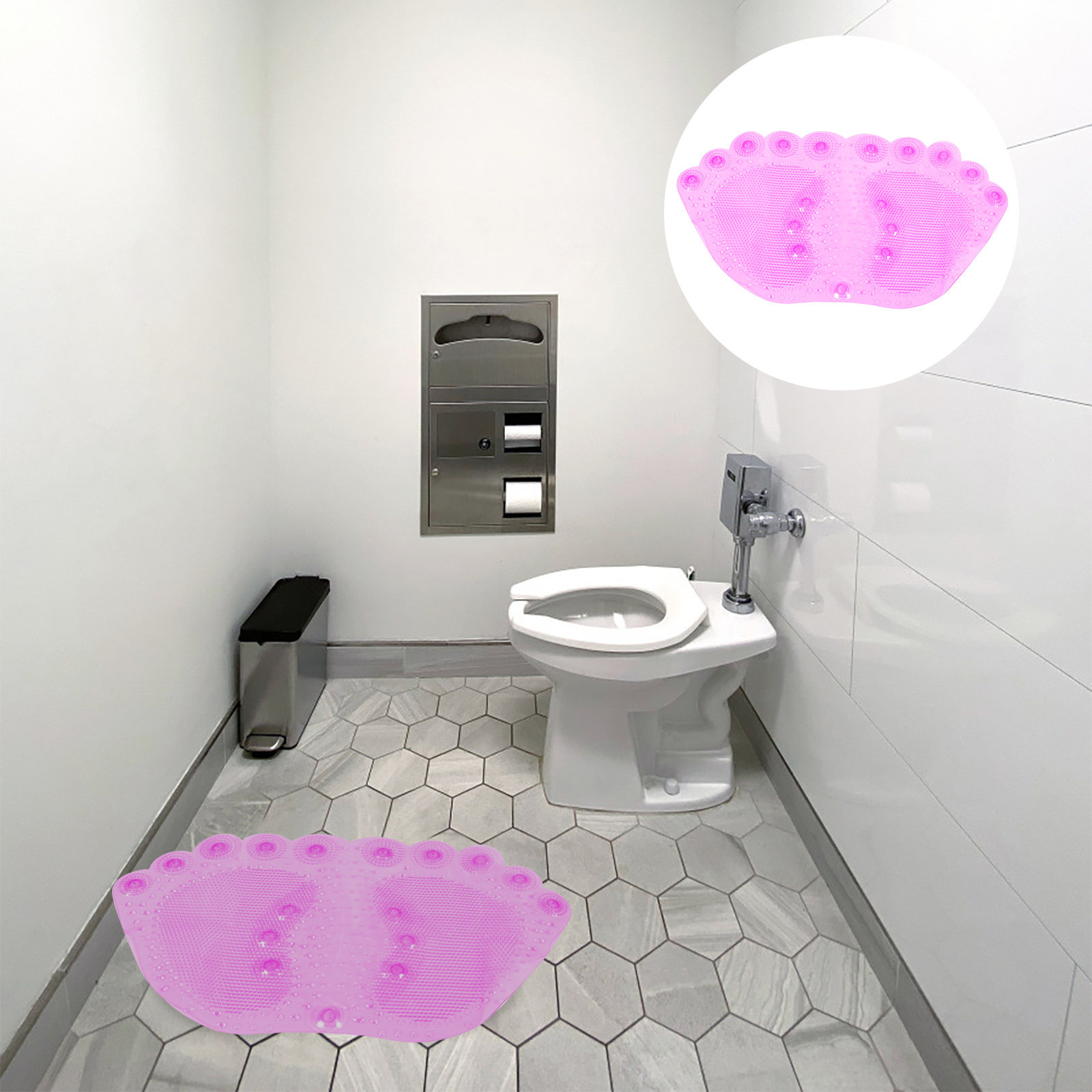 Home Bathroom Sauna - Tapis de massage pour la douche,