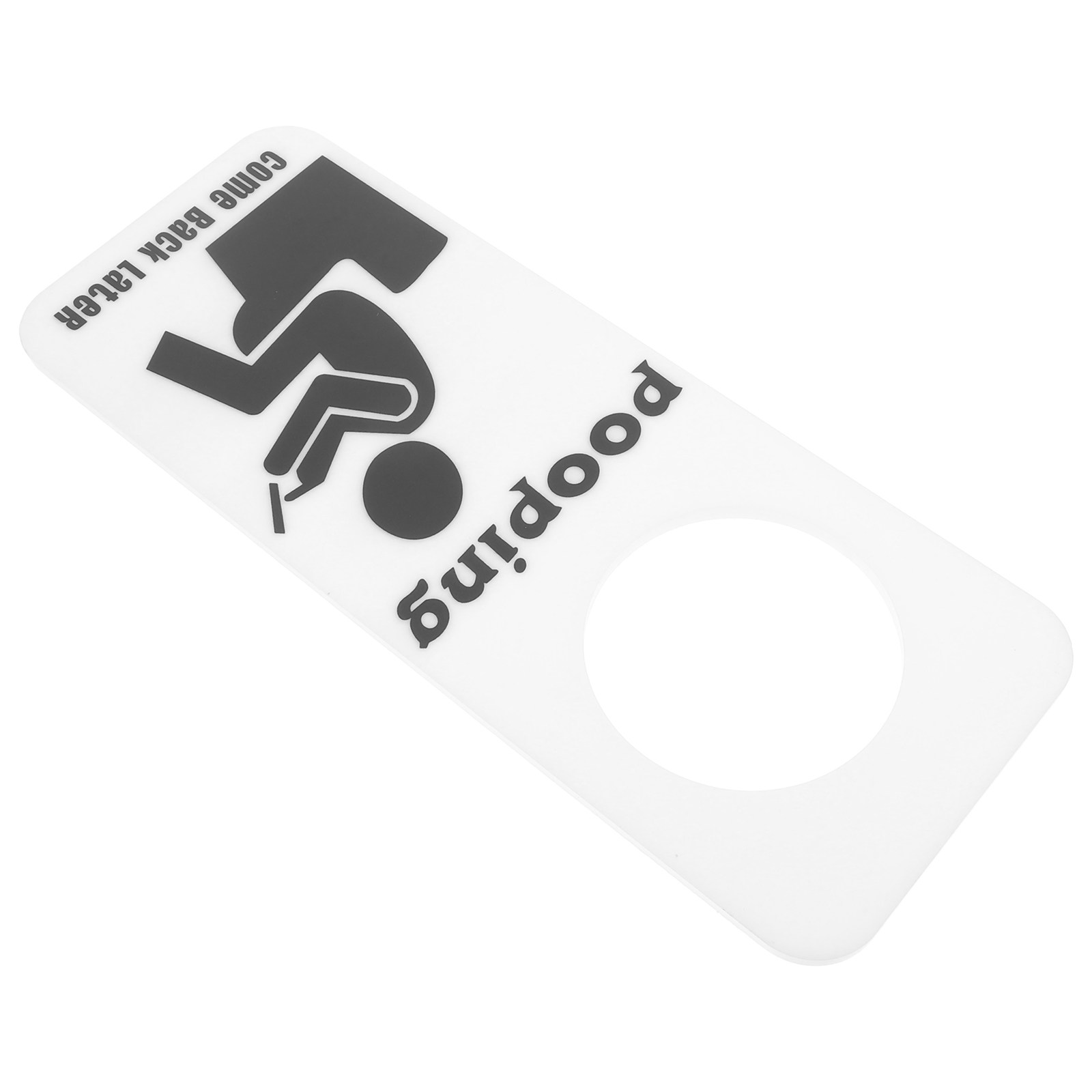 Home Bathroom Occupied Sign - Panneau de salle de bain amusant,