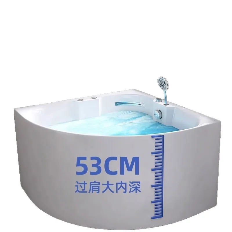 Home Bathroom Tub - Grande baignoire double triangulaire en acrylique