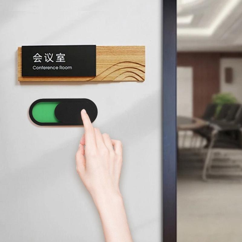 Home Bathroom Occupied Sign - 2PCS Vacant Occup Door Signs Sinder