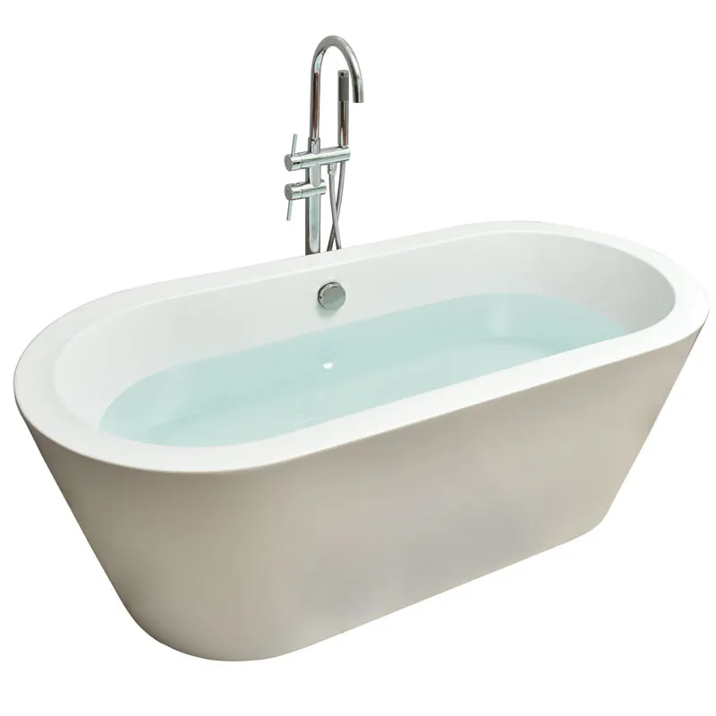 Home Bathroom Tub - Baignoire autoportante moderne en acrylique de