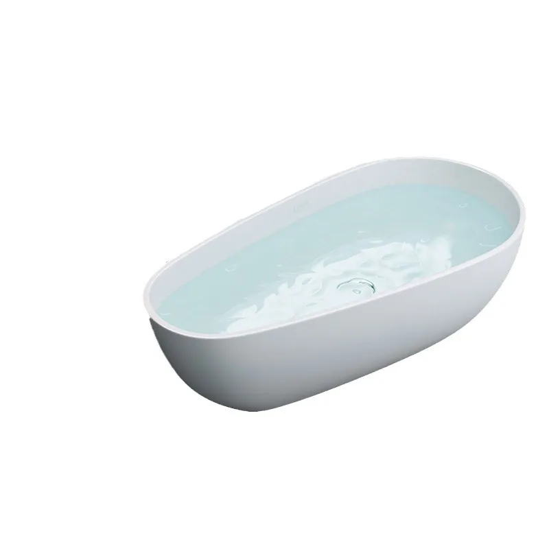 Home Bathroom Tub - Baignoire autoportante compacte en acrylique pour