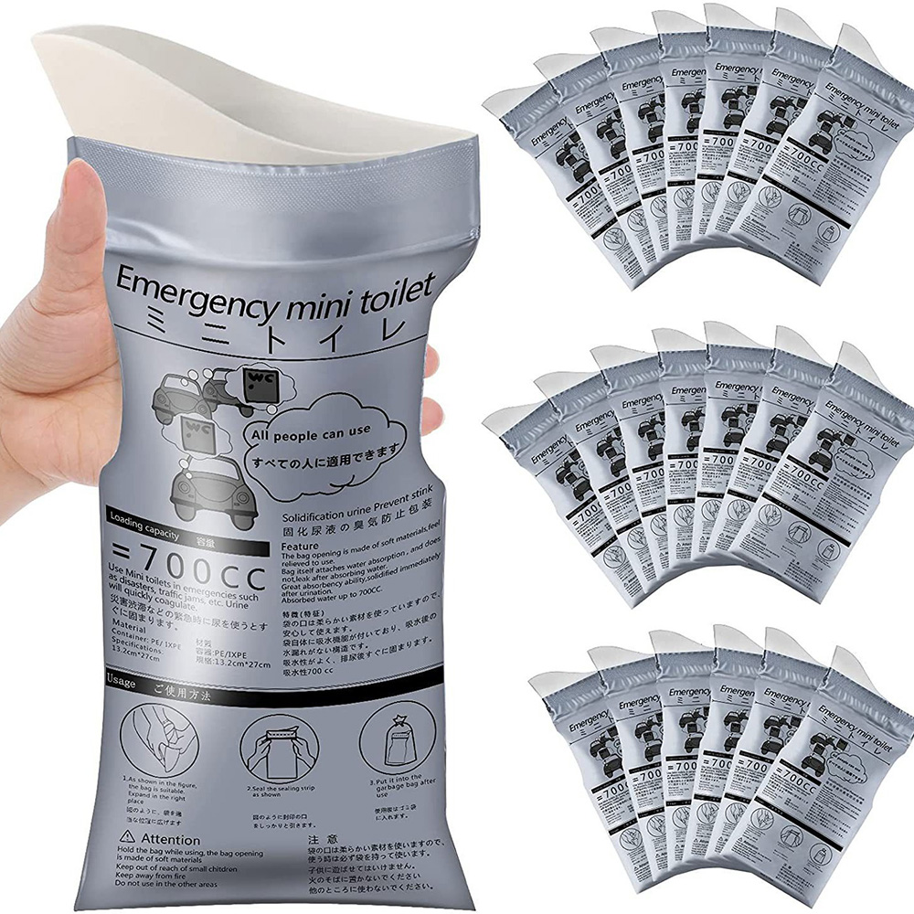 Home Bathroom Urinal - Sacs à urines d'urgence pour l'extérieur,