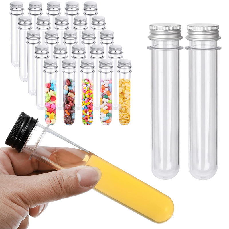 Bath Salts Jar - Tubes à essai en plastique transparent