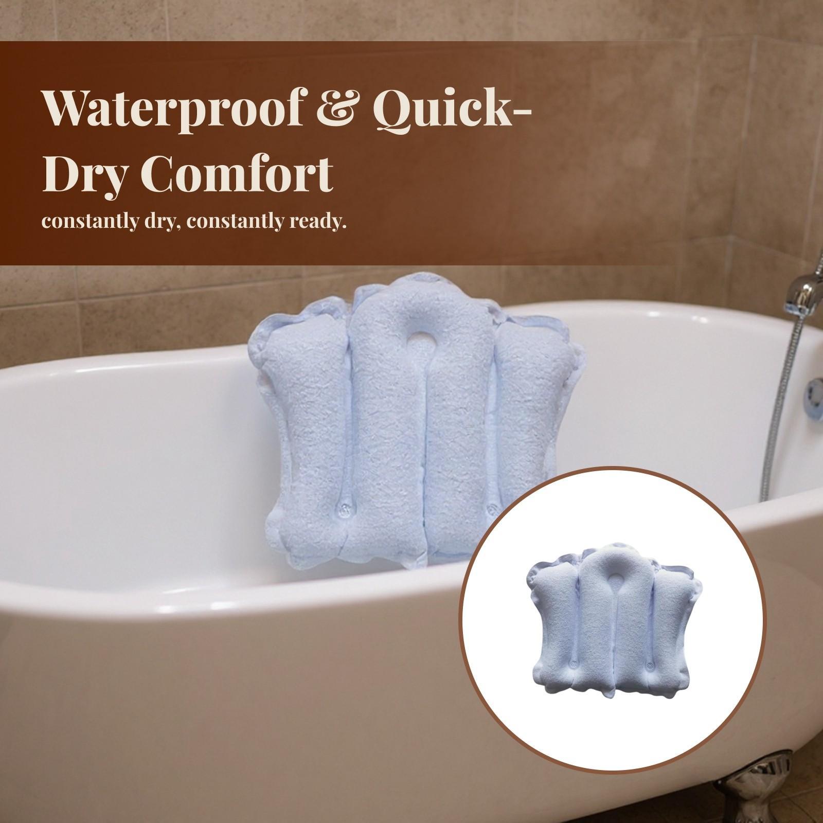 Home Bathroom Tub - Coussin de bain gonflable avec ventouses,