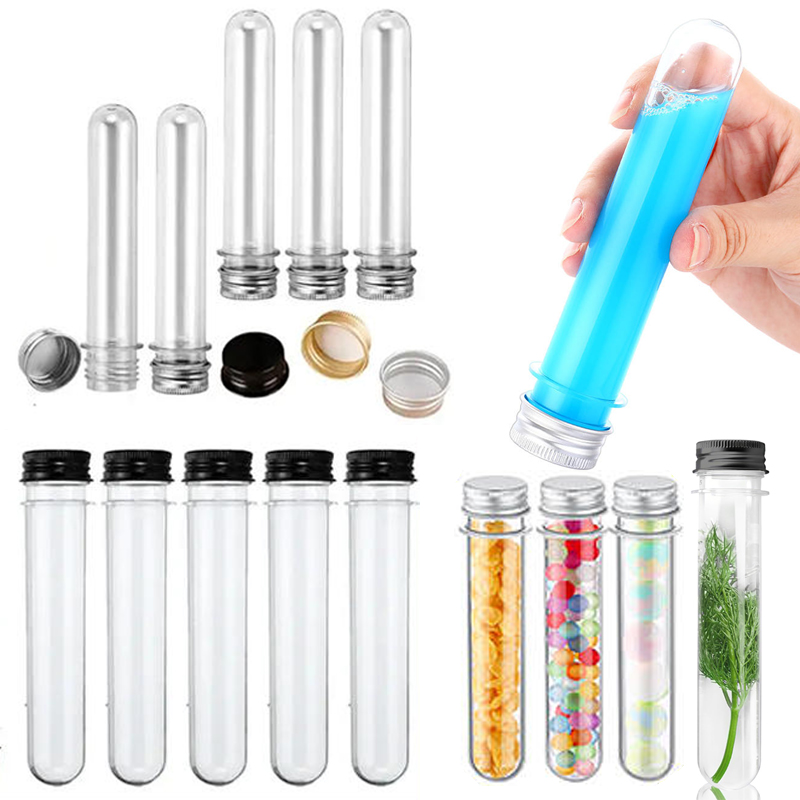 Bath Salts Jar - Tubes à essai en plastique transparent