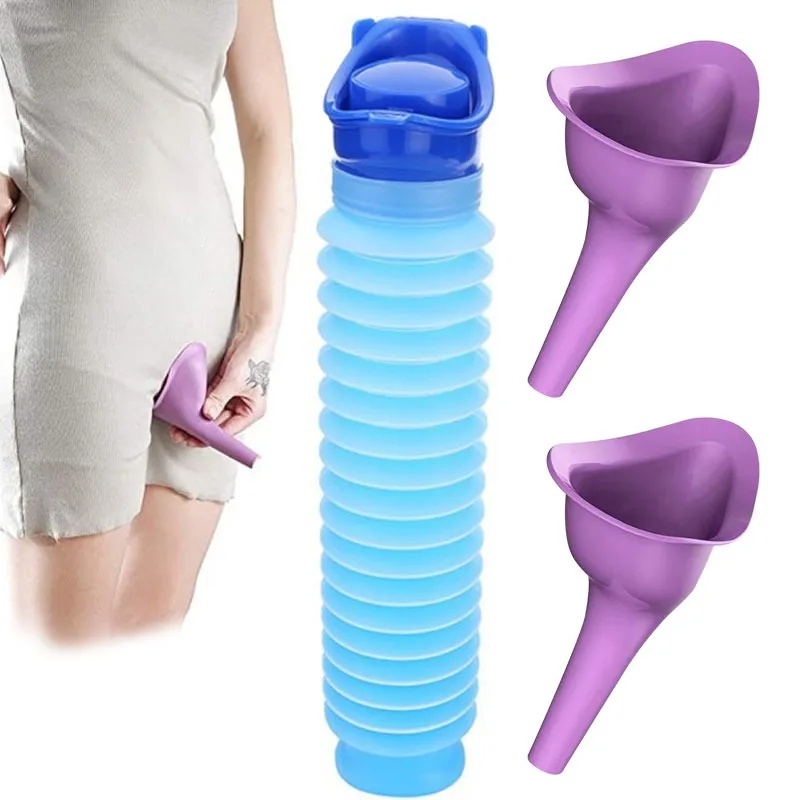 Home Bathroom Urinal - Urinoir portable pour adulte, rétractable, bouteille