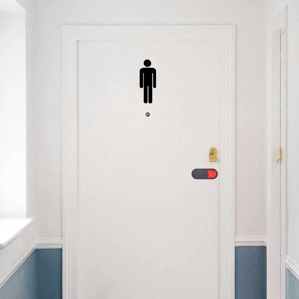 Home Bathroom Occupied Sign - Panneau de signalisation ovale 10x4cm en