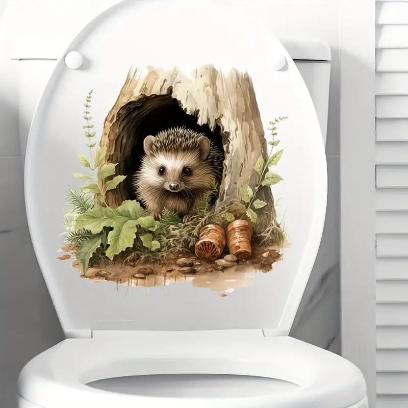 Home Toilet Bathroom Design - Petit autocollant de trou Kasgehog, autocollant