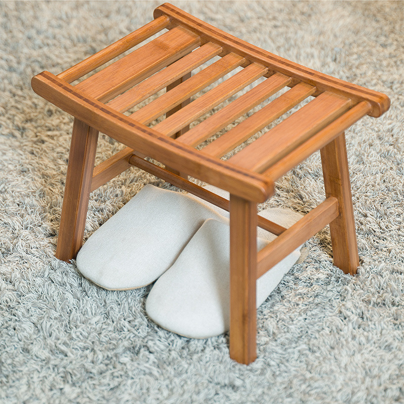 Home Bathroom Sauna - 1PC Banc de douche en bambou