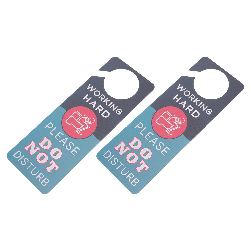 Home Bathroom Occupied Sign - Lot de 2 panneaux suspendus double