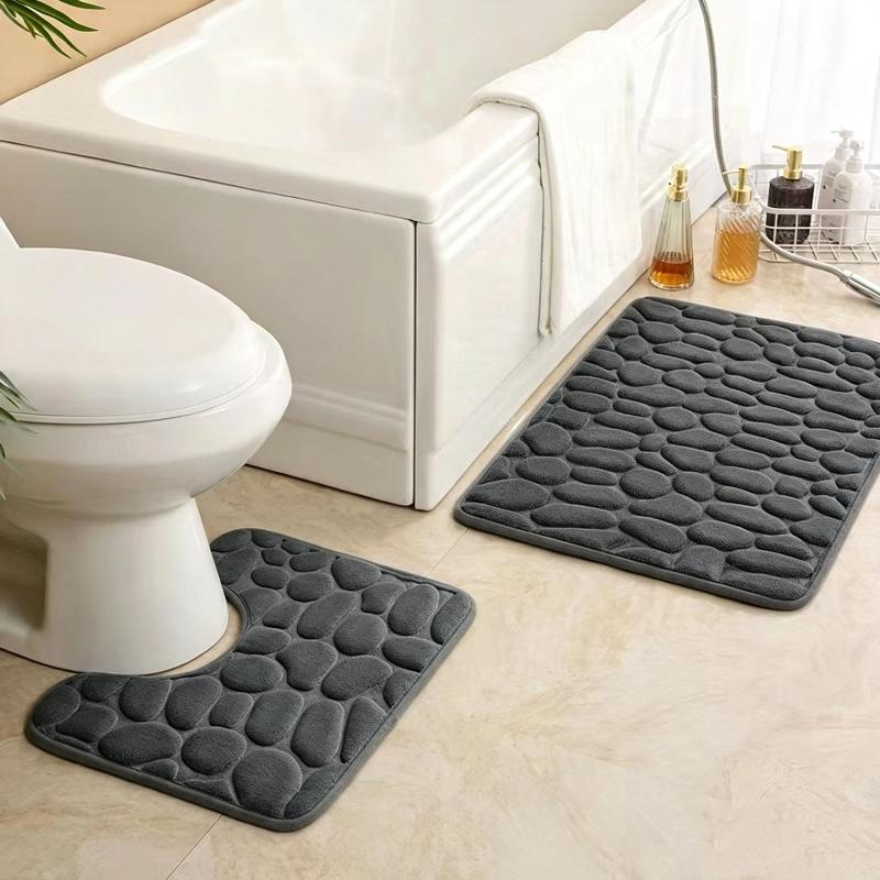 Ensemble de tapis de salle de  - Home Toilet Bathroom Design avis et prix