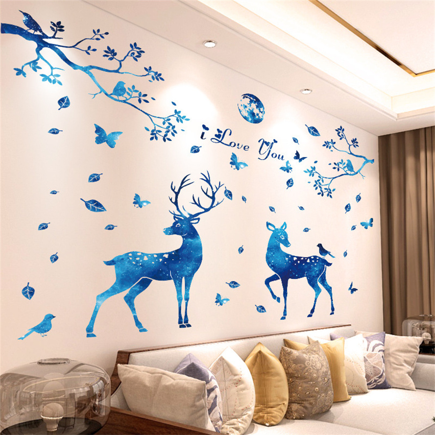 Autocollants muraux colorés fl - Home Bathroom Wallpaper avis et prix