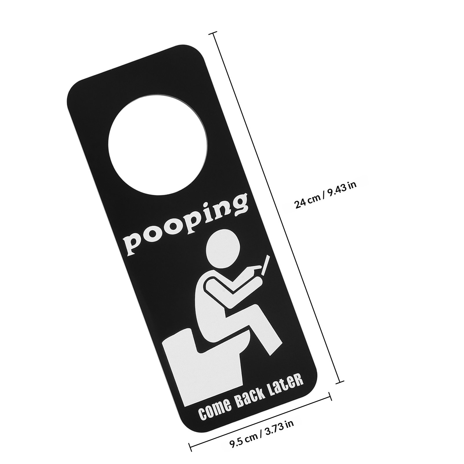 Panneau de porte amusant « Sal - Home Bathroom Occupied Sign avis et prix