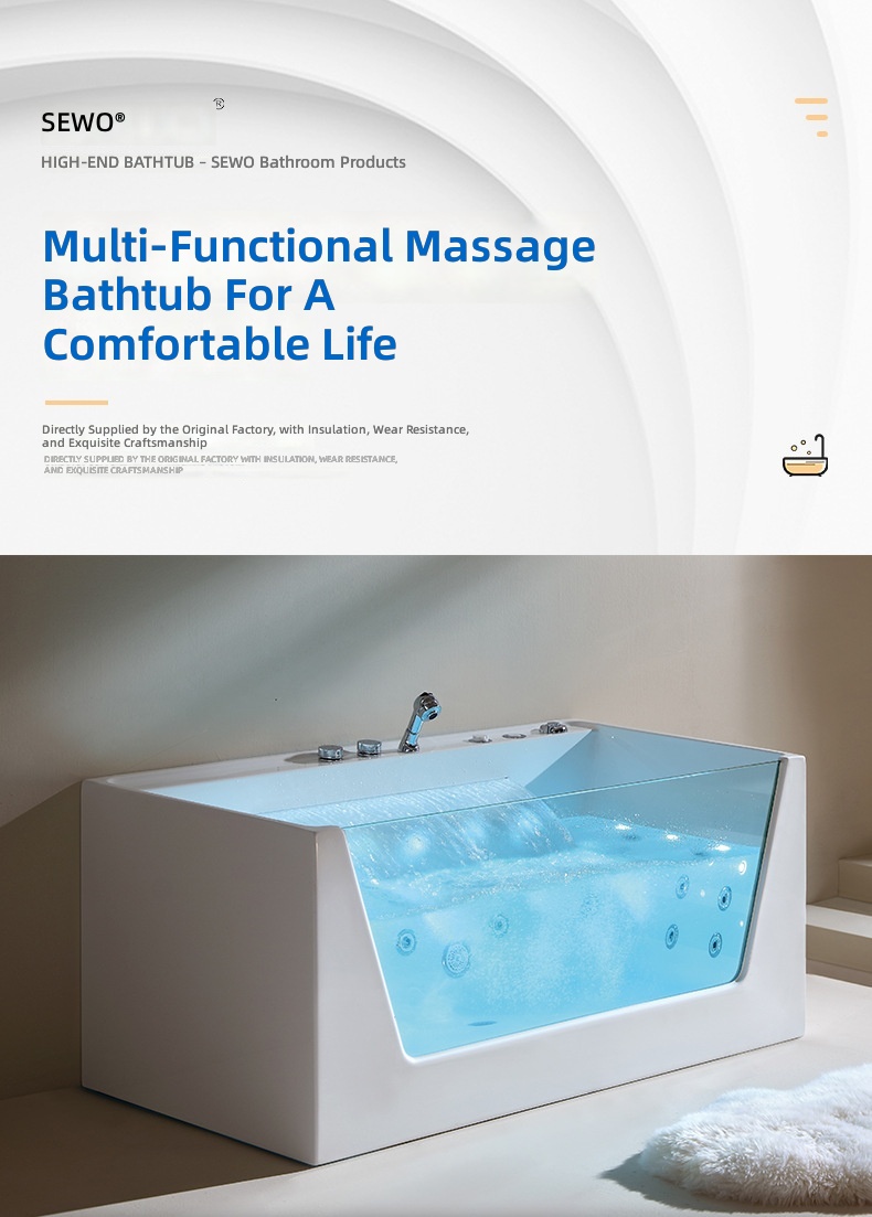 Baignoire de massage en acryli - Home Bathroom Jacuzzi avis et prix