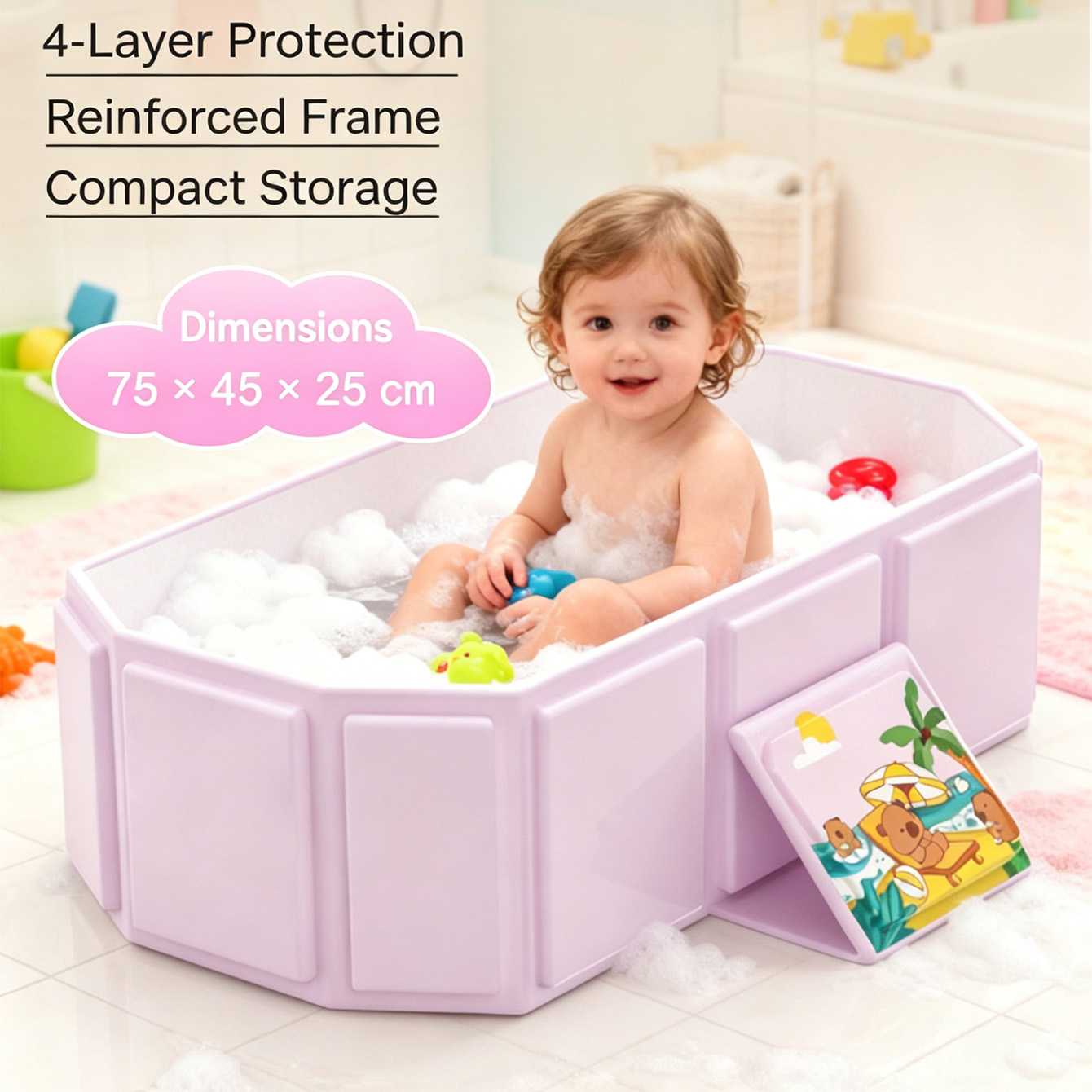 1PC Baignoire pliable portable - Home Bathroom Tub avis et prix