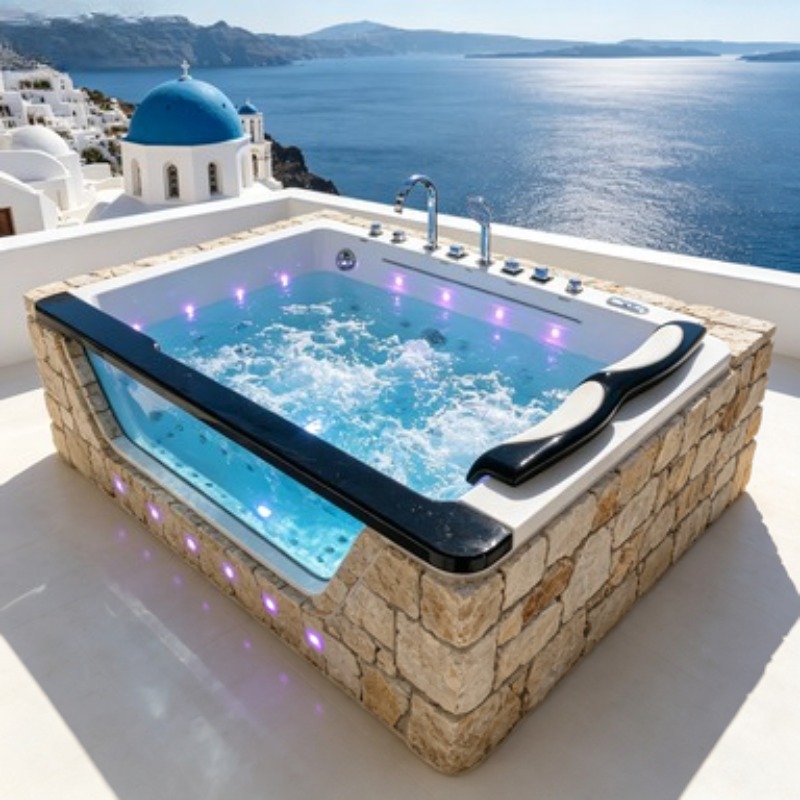 Spa extérieur pour 4 personnes - Home Bathroom Jacuzzi avis et prix