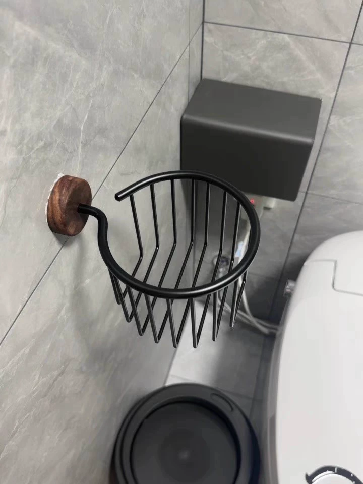 Porte-serviettes en bois massi - Home Bathroom Paper Towel Dispenser avis et prix