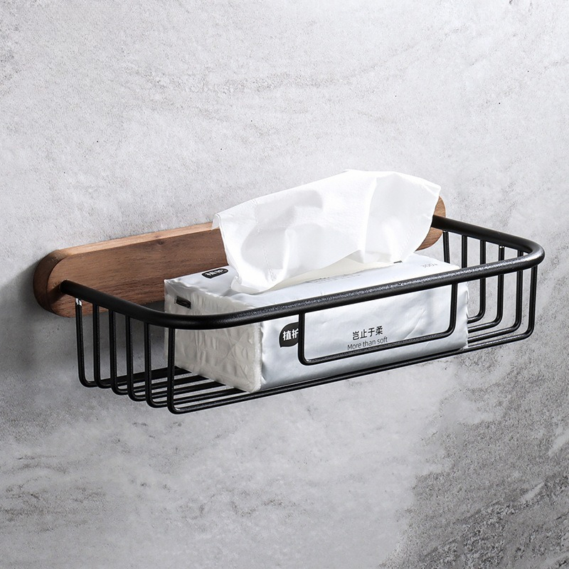 Porte-serviettes en bois massi - Home Bathroom Paper Towel Dispenser avis et prix