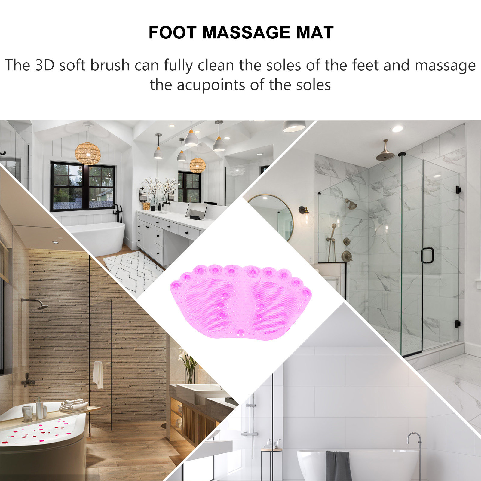 Tapis de massage pour la douch - Home Bathroom Sauna avis et prix
