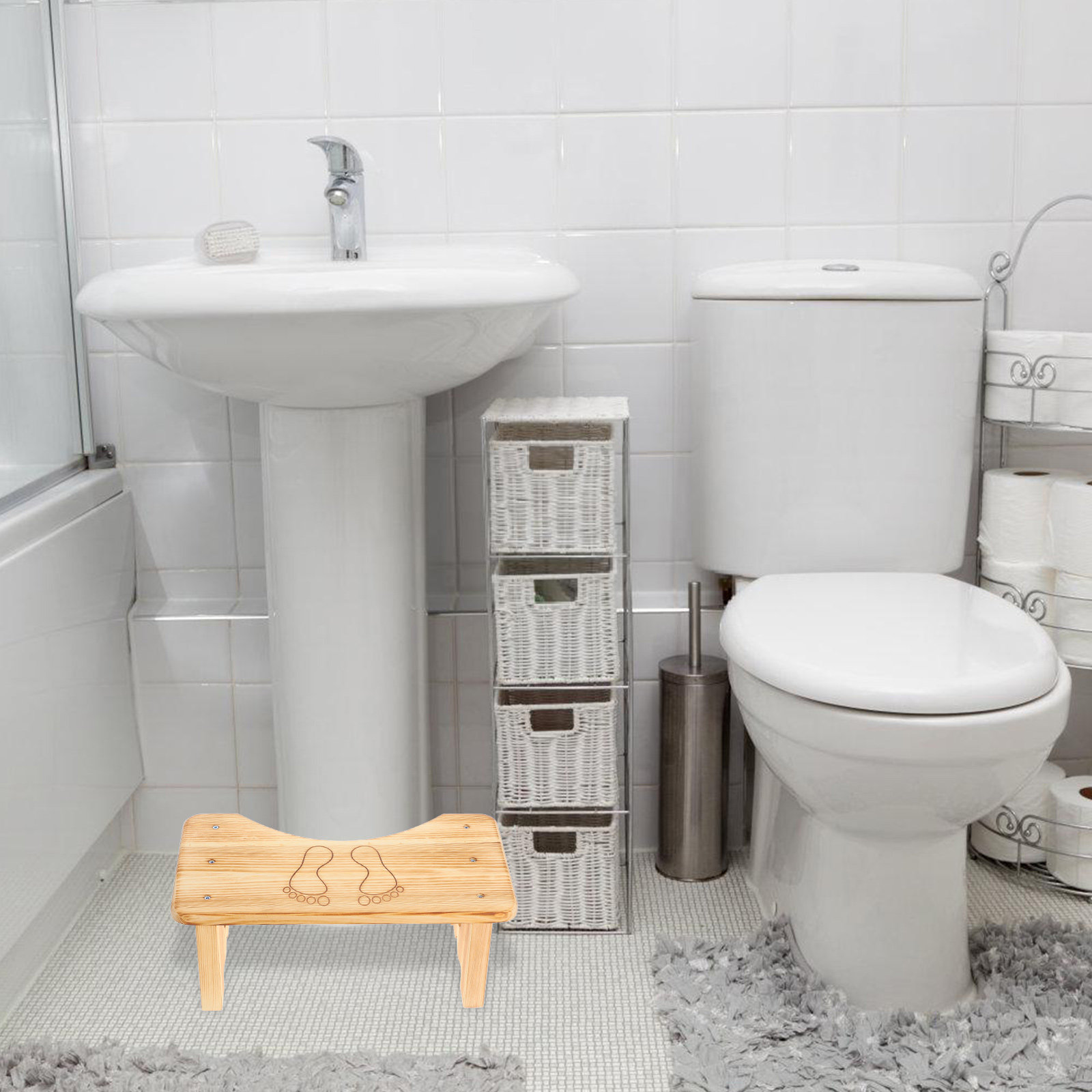 Tabouret de toilette pour adul - Home Toilet Bathroom Design avis et prix