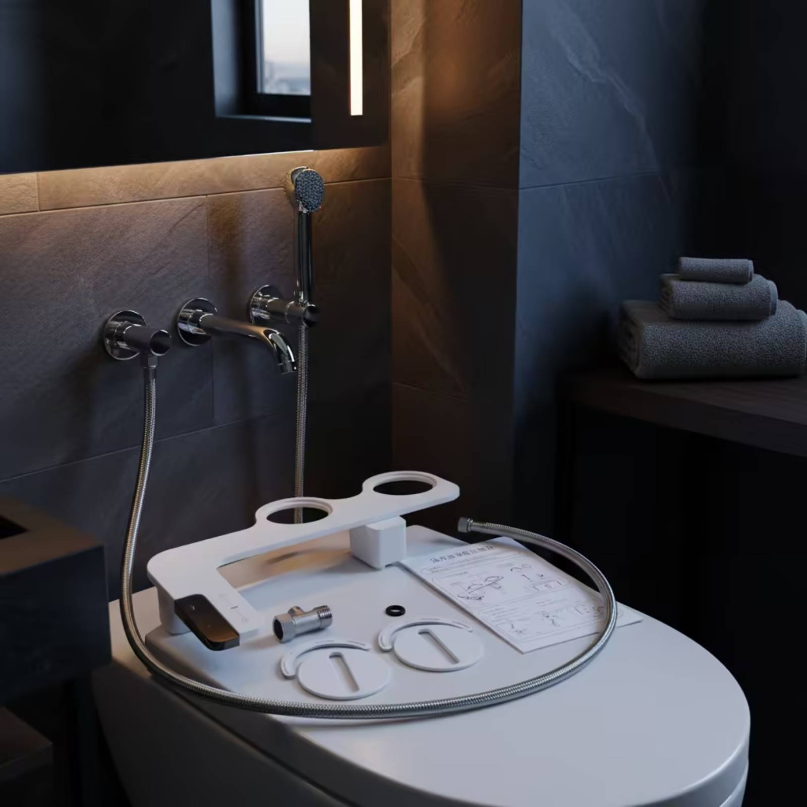 Bidet avec panneau de commande - Home Toilet Bathroom Design avis et prix