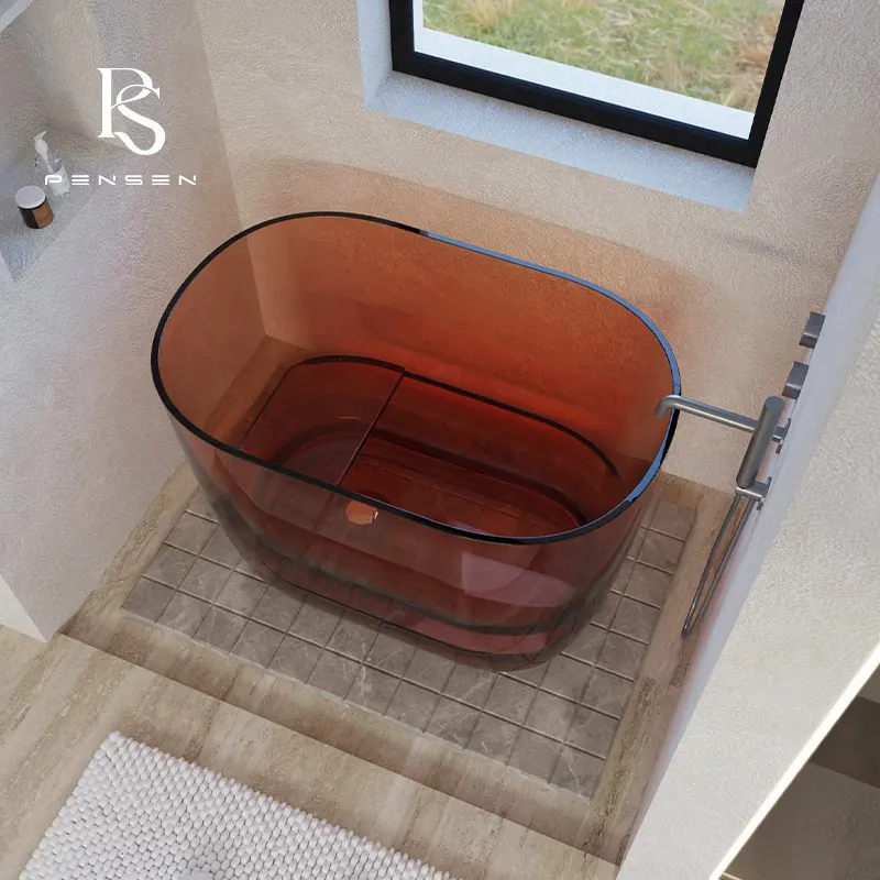 Baignoire autoportante en rési - Home Bathroom Tub avis et prix