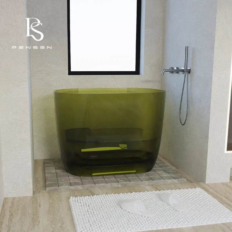Baignoire autoportante en rési - Home Bathroom Tub avis et prix
