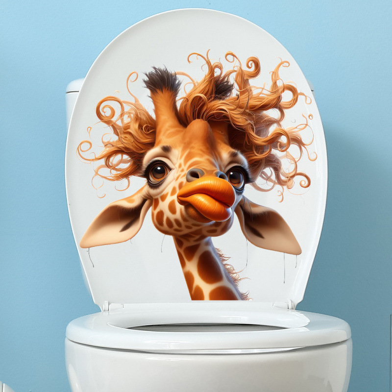 Autocollant mural girafe à gra - Home Bathroom Wall Tiles avis et prix