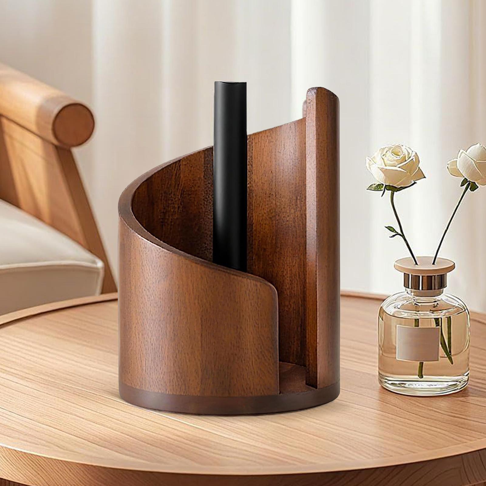 Porte-serviettes en bois, dist - Home Bathroom Paper Towel Dispenser avis et prix