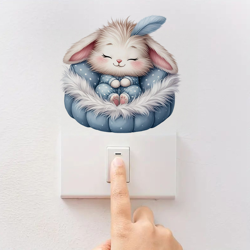 Interrupteur autocollant lapin - Home Bathroom Wall Tiles avis et prix