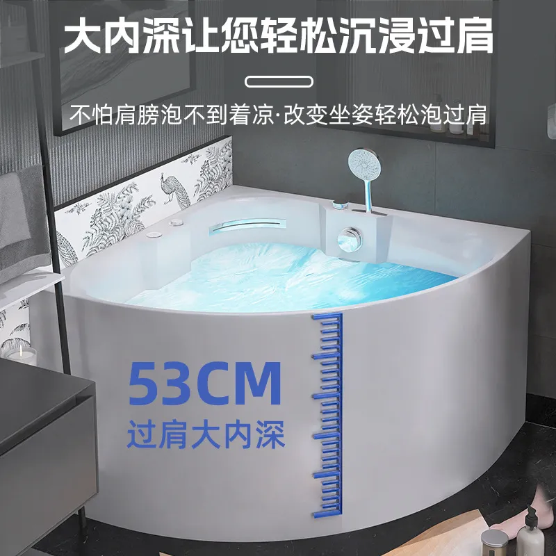 Grande baignoire double triang - Home Bathroom Tub avis et prix