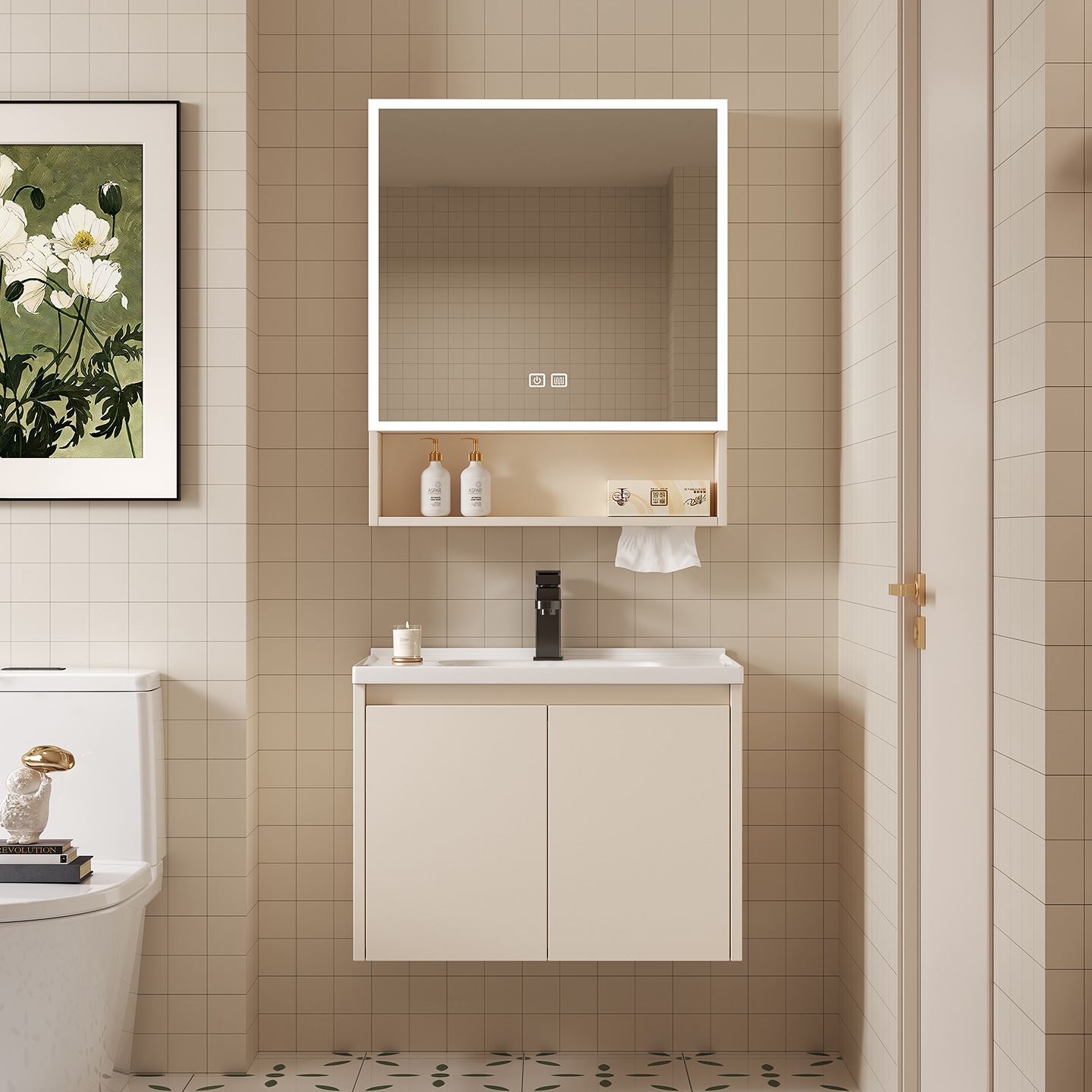 Armoire de rangement intellige - Home Bathroom Wallpaper avis et prix
