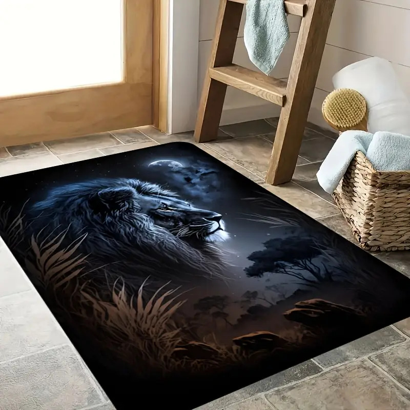 Tapis de sol Lion Nuit Étoilée - Home Toilet Bathroom Design avis et prix