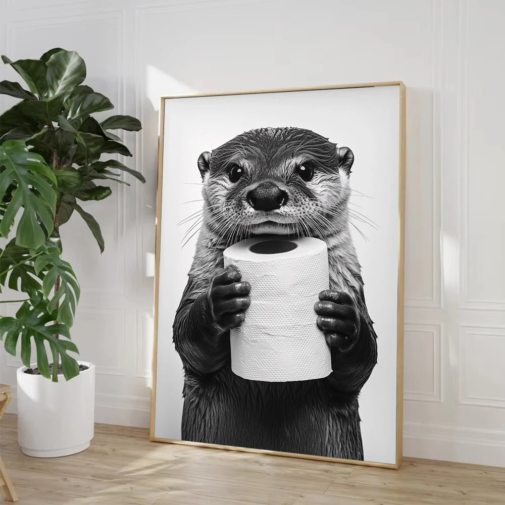 Affiche sur toile avec vache d - Home Bathroom Wallpaper avis et prix