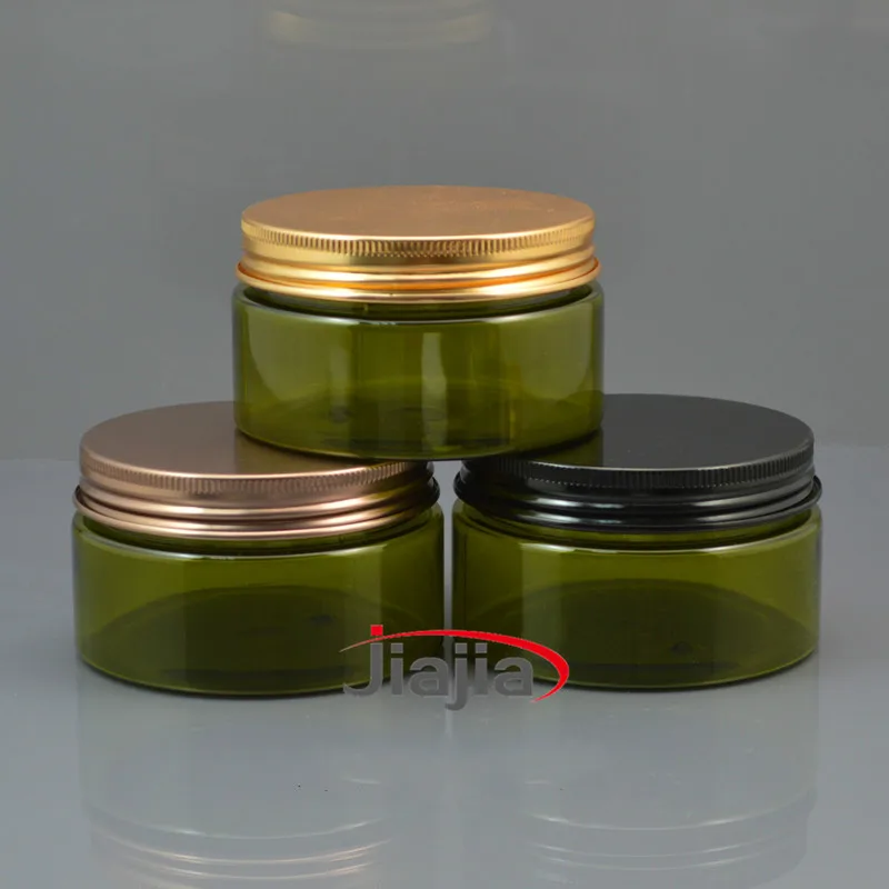 Pot vert en plastique avec bou - Bath Salts Jar avis et prix
