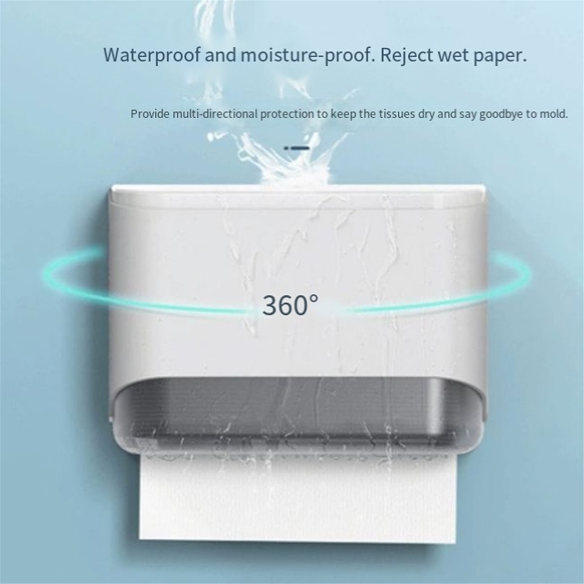 Distributeur de serviettes en  - Home Bathroom Paper Towel Dispenser avis et prix