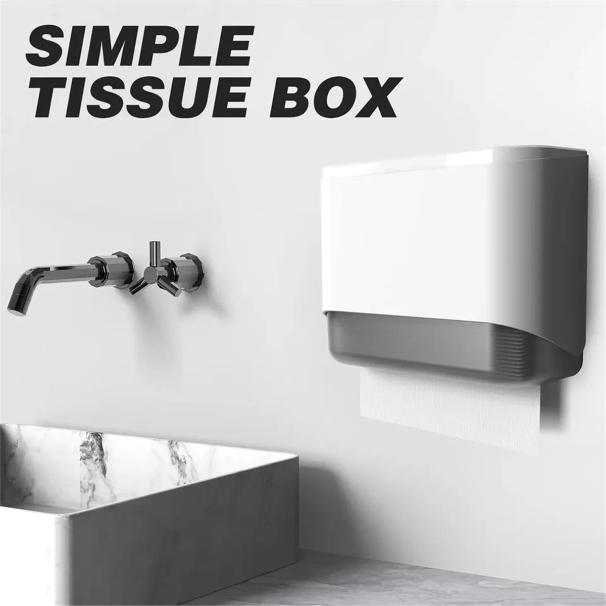 Distributeur de serviettes en  - Home Bathroom Paper Towel Dispenser avis et prix
