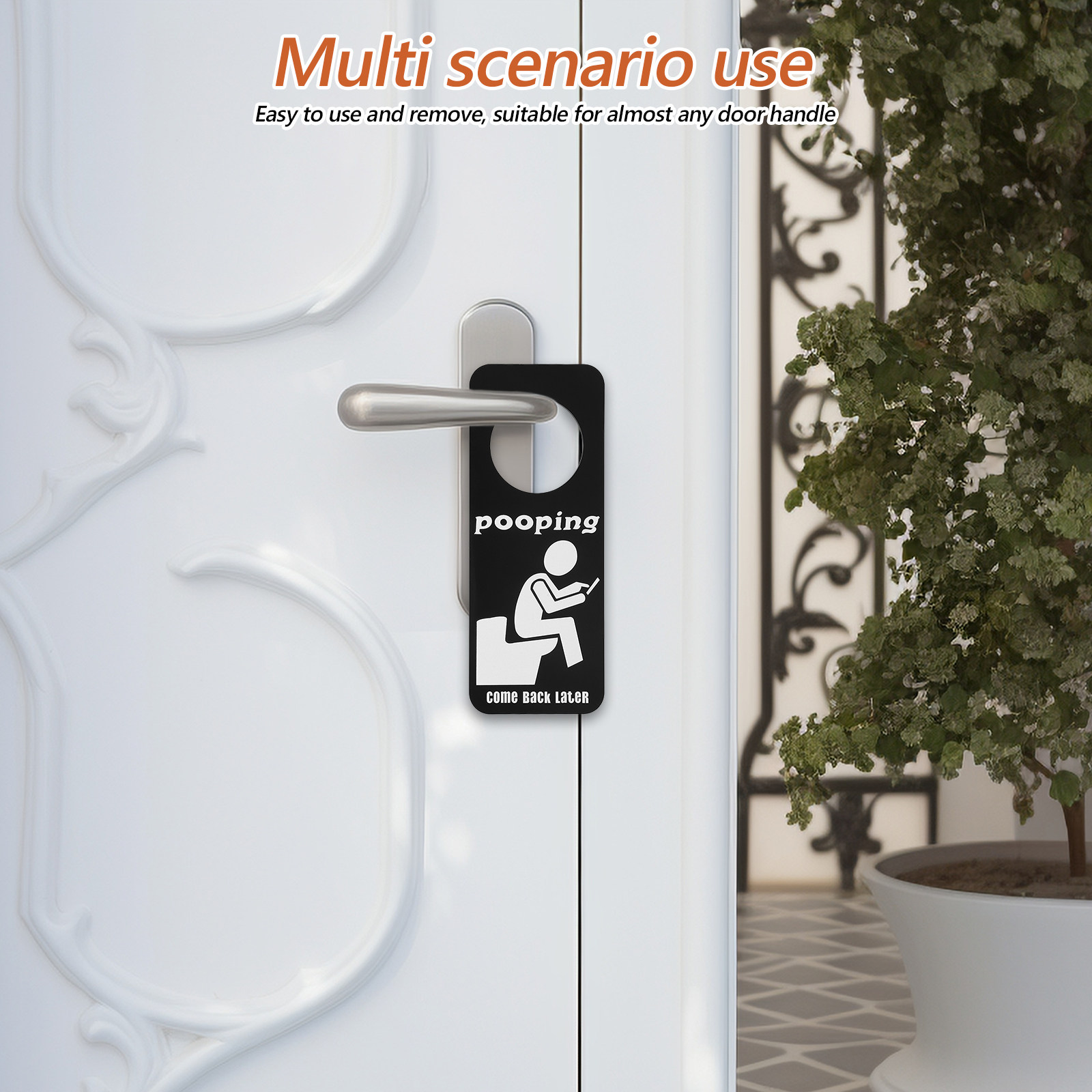 Panneau de porte de toilettes  - Home Bathroom Occupied Sign avis et prix