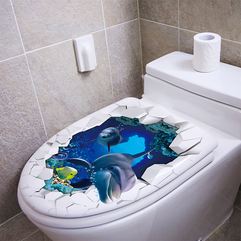 Autocollant Mural 3D pour Sièg - Home Bathroom Wallpaper avis et prix