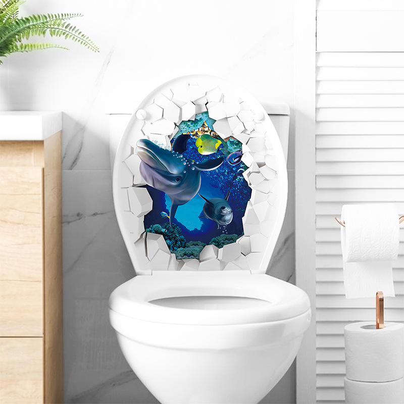 Autocollant Mural 3D pour Sièg - Home Bathroom Wallpaper avis et prix