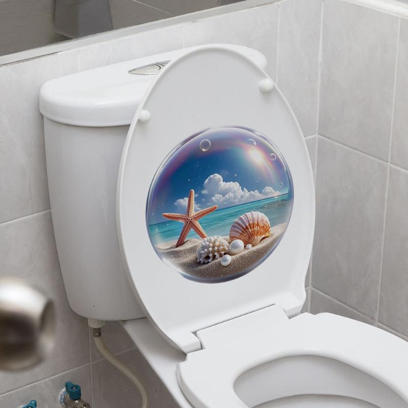 Autocollant de toilette sur le - Home Toilet Bathroom Design avis et prix
