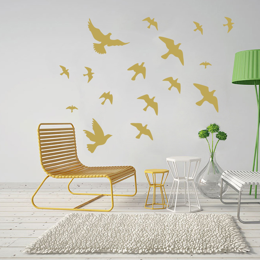 Autocollants muraux oiseau déc - Home Bathroom Wall Tiles avis et prix