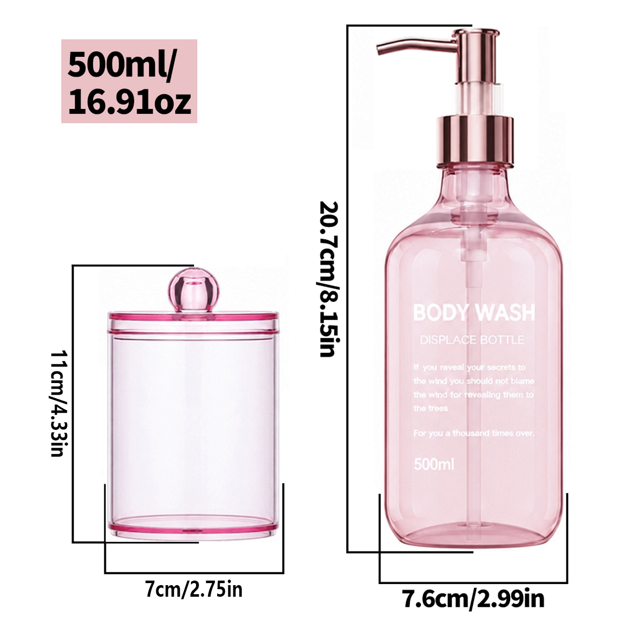Ensemble de 5 articles de sall - Bath Salts Jar avis et prix