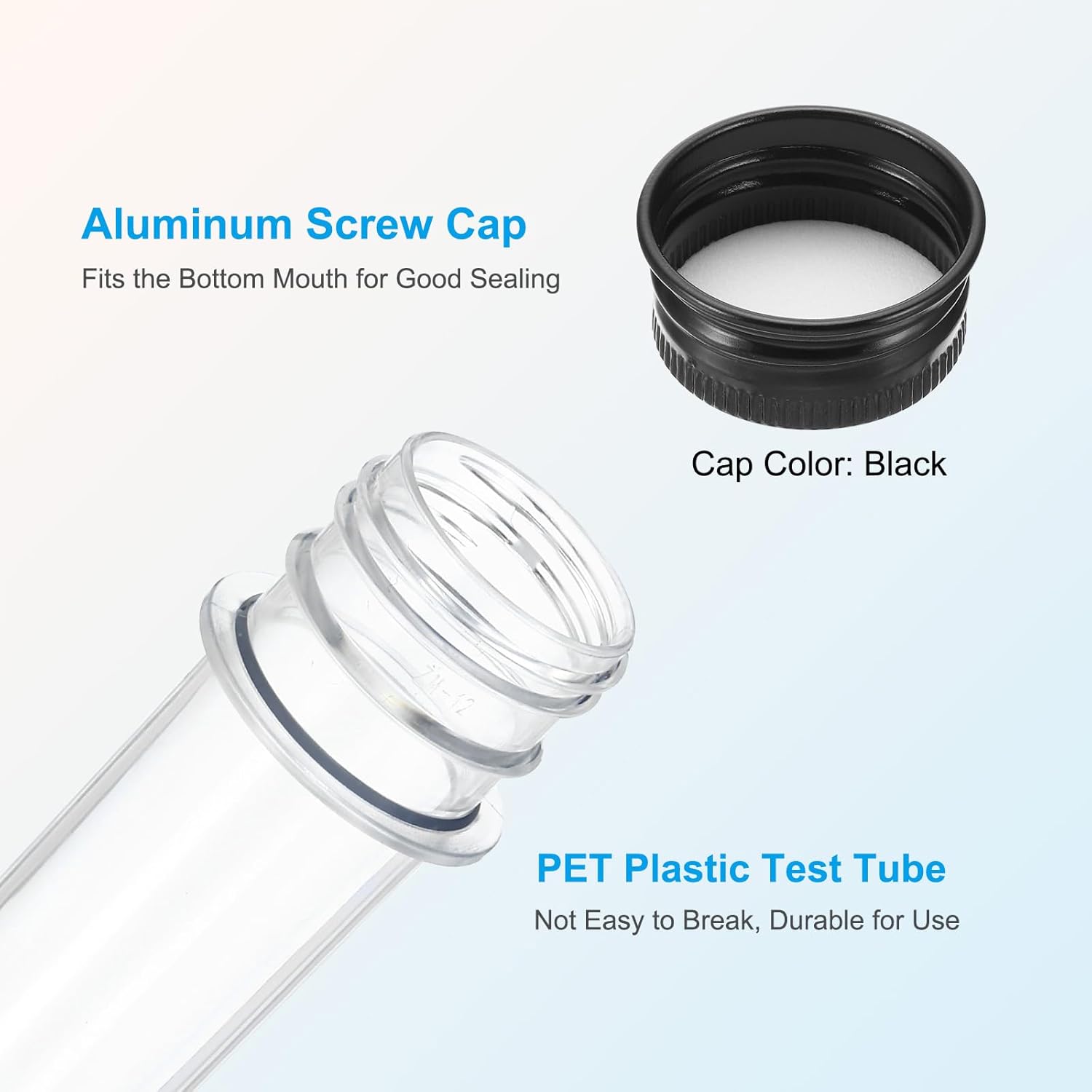Tubes à essai en plastique tra - Bath Salts Jar avis et prix