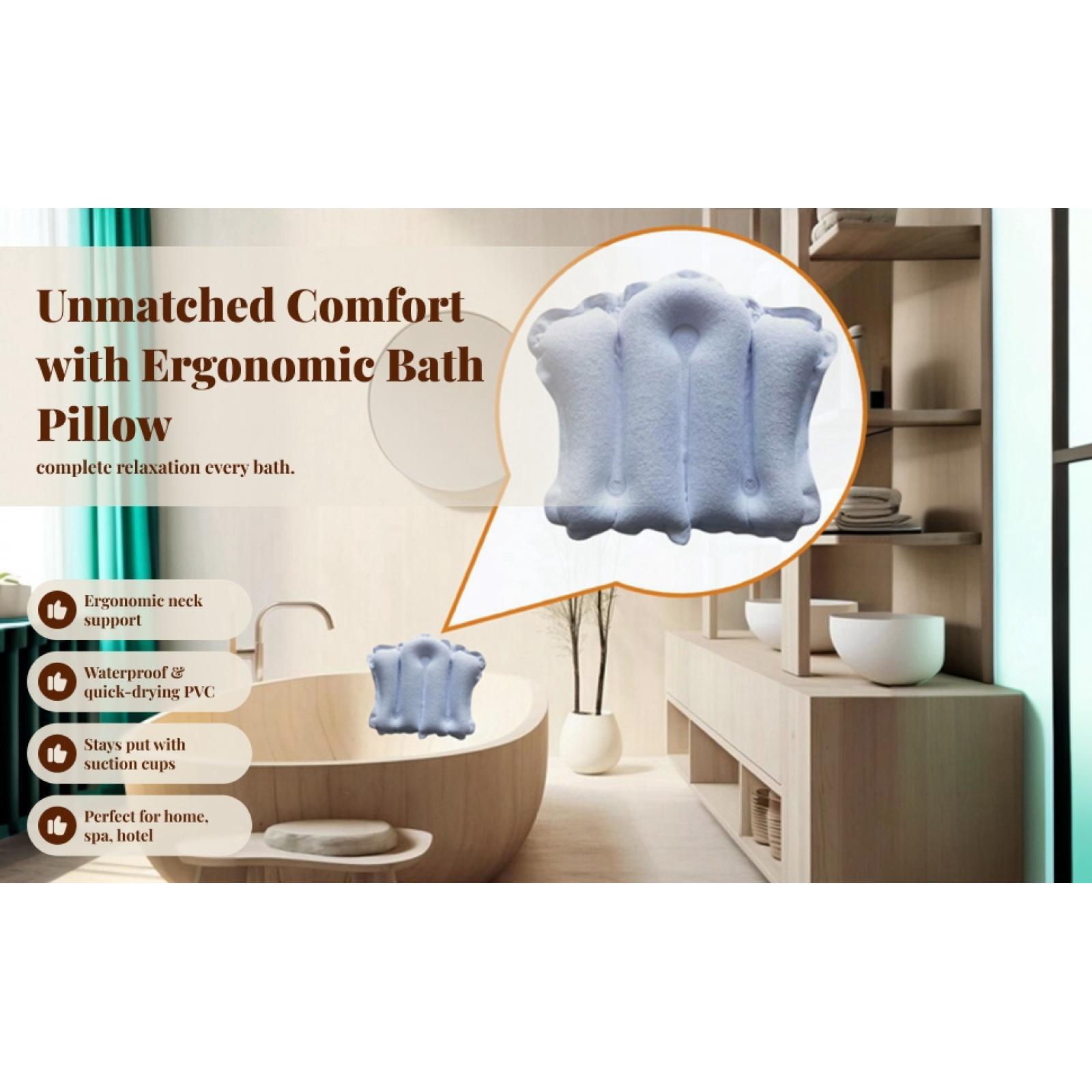 Coussin de bain gonflable avec - Home Bathroom Tub avis et prix
