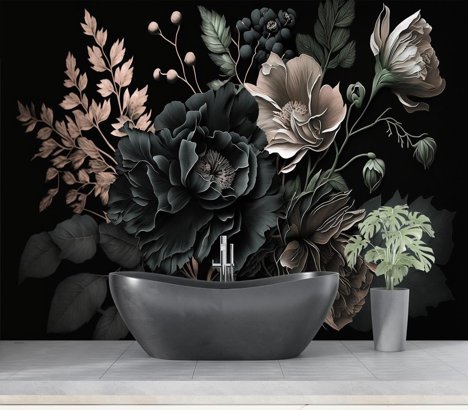 Tapisserie murale spectaculair - Home Bathroom Wallpaper avis et prix